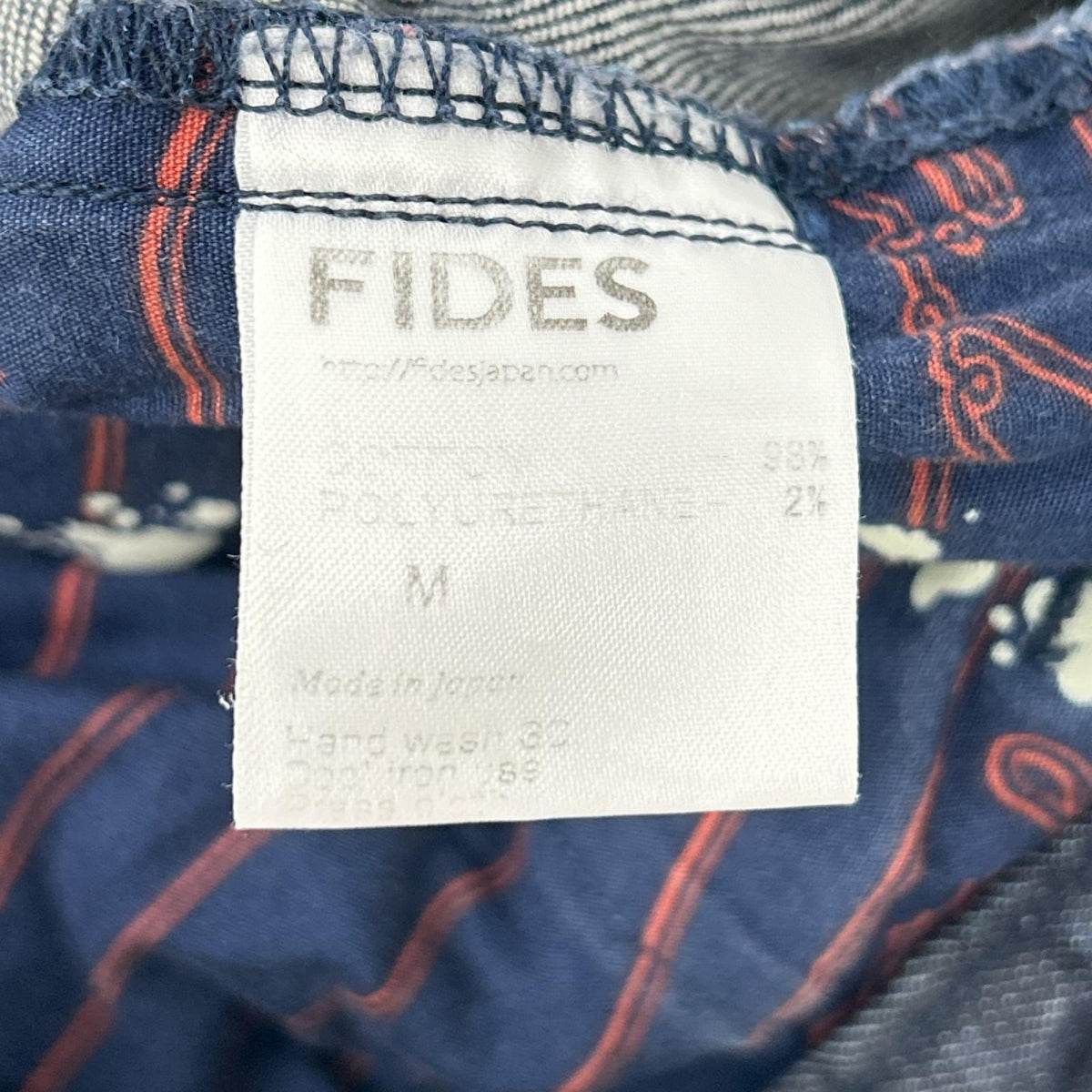 FIDES フィデス ブルー ストレート デニムパンツ ボトムス