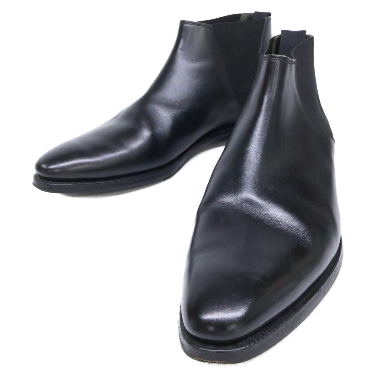 Crockett&Jones クロケット＆ジョーンズ Trading Post別注 5487 クランフォード レザー サイドゴアブーツ シューズ