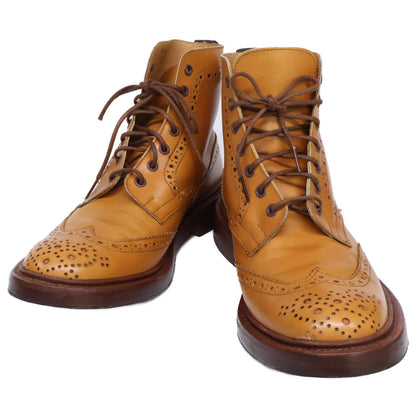 Tricker's トリッカーズ 【美品】m2508 MALTON モールトン ブローグ カントリーブーツ シューズ