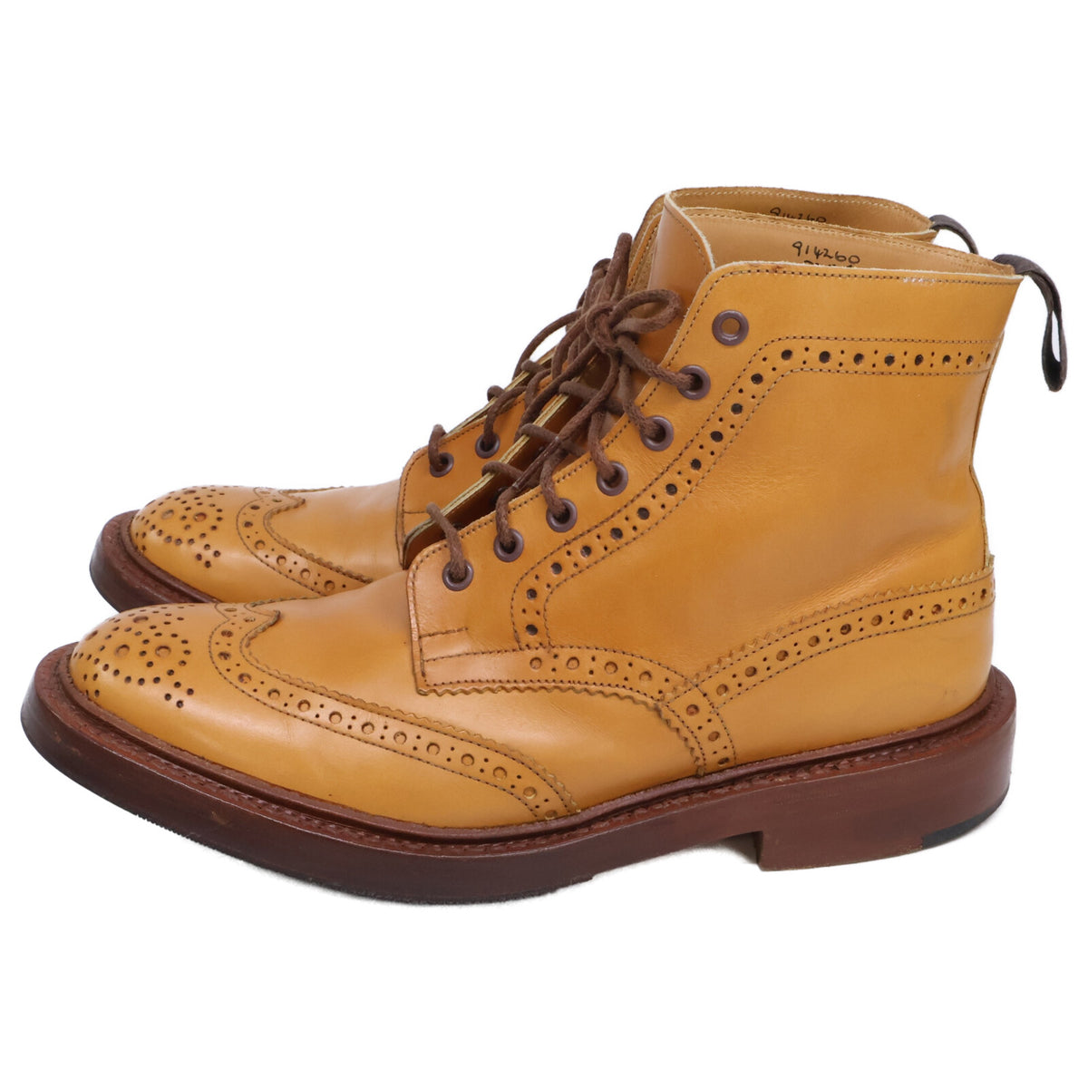 Tricker's トリッカーズ 【美品】m2508 MALTON モールトン ブローグ カントリーブーツ シューズ