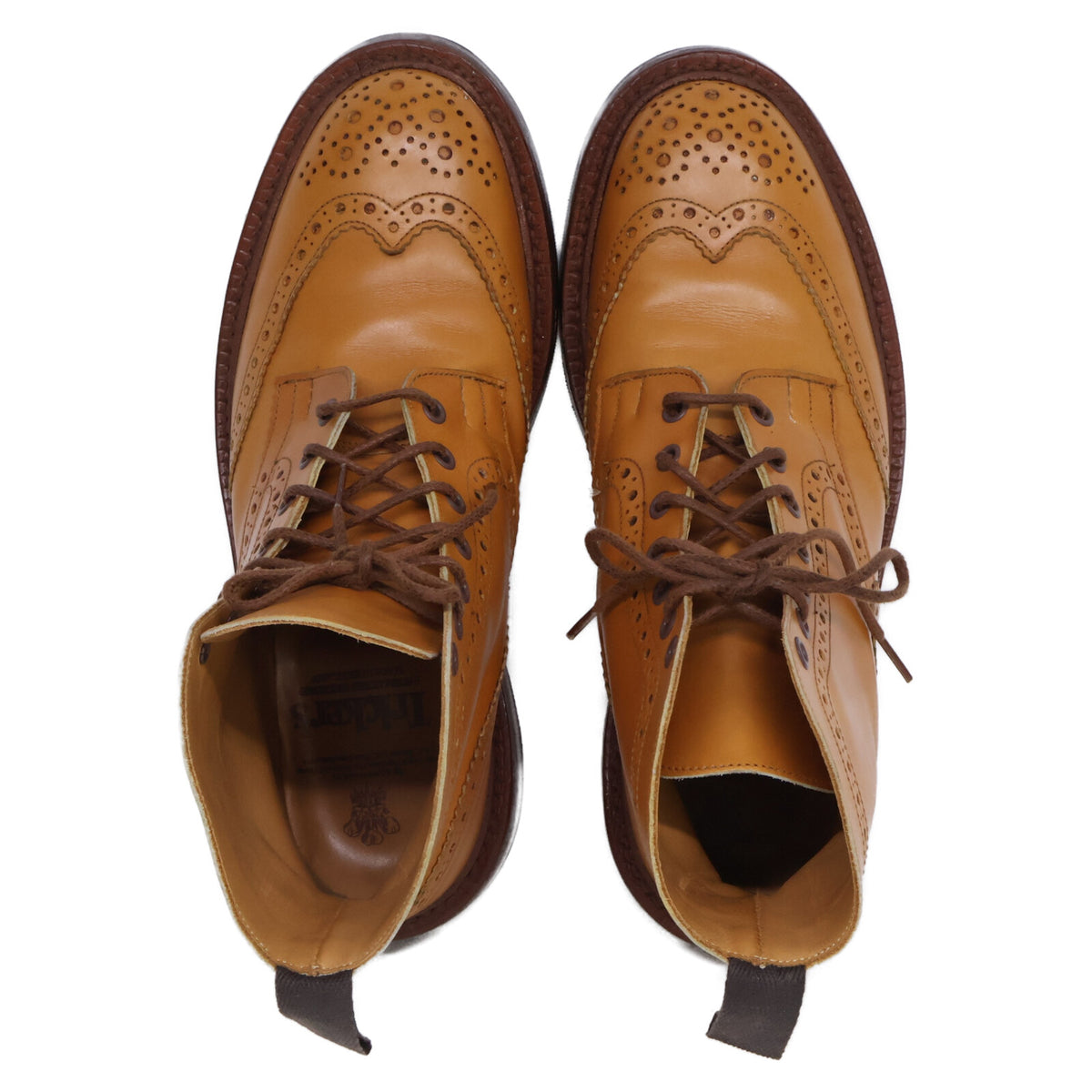 Tricker's トリッカーズ 【美品】m2508 MALTON モールトン ブローグ カントリーブーツ シューズ