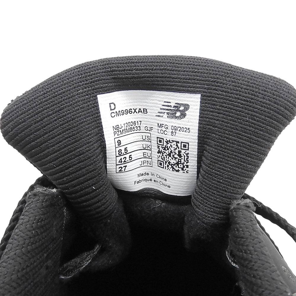 NEW BALANCE ニューバランス 未使用 スニーカー シューズ メンズ 黒 ブラック 27cm CM996XAB シューズ
