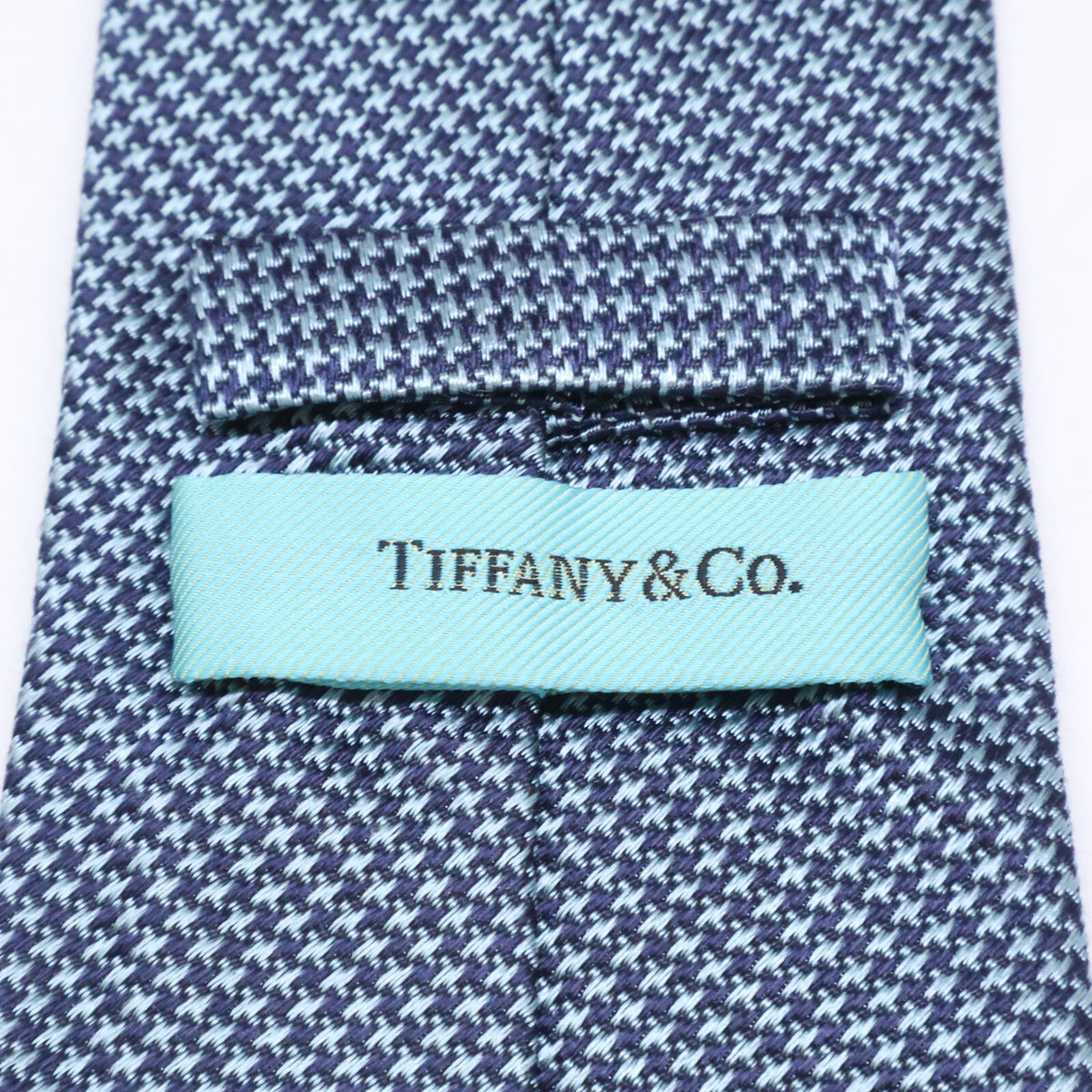 TIFFANY&Co. ティファニー 【美品】ソリッドタイ シルク ネクタイ