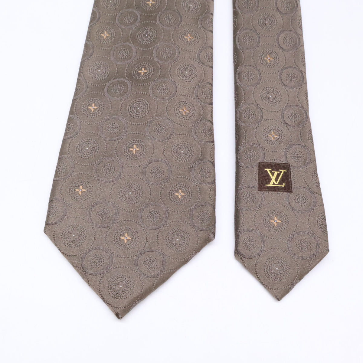 LOUIS VUITTON ルイヴィトン 【美品】総柄 シルク ネクタイ