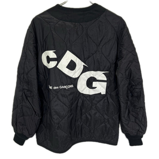 CDG シーディージー SB-J001 ×ALPHA INDUSTRIES Black Quilted Jacket Jacket