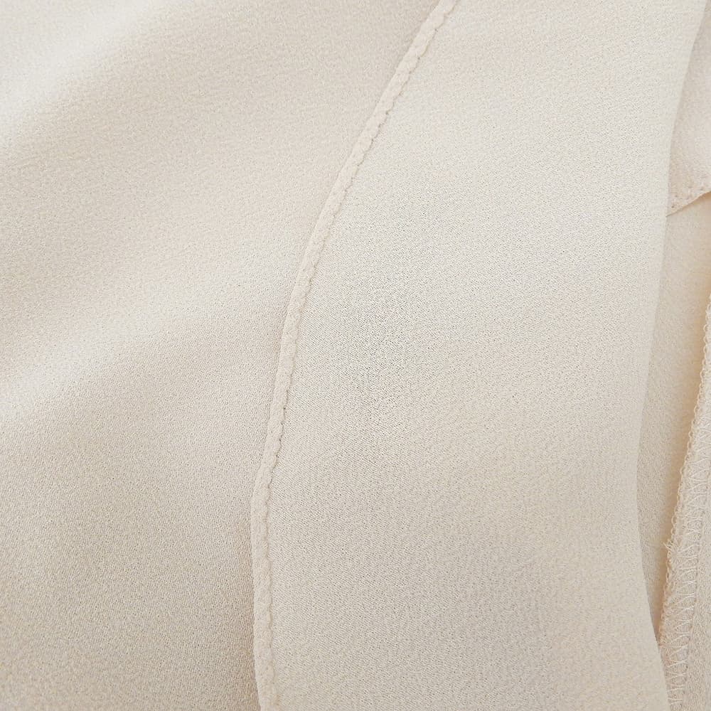 ANAYI アナイ 美品 ジョーゼット フリルブラウス トップス レディース ピンクベージュ 38 トップス