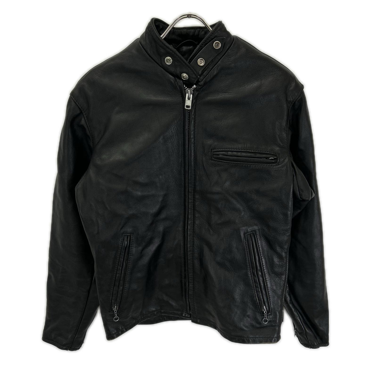schott ショット 641 ブラック USA製 牛革 シングルライダース ジャケット ジャケット