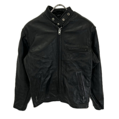 schott ショット 641 ブラック USA製 牛革 シングルライダース ジャケット ジャケット