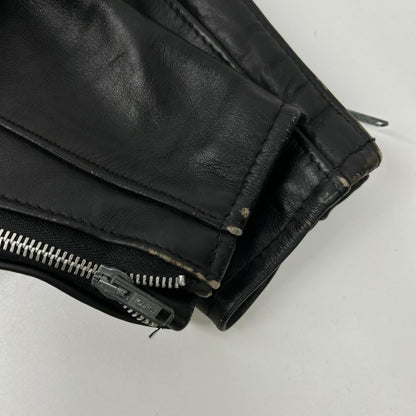 schott ショット 641 ブラック USA製 牛革 シングルライダース ジャケット ジャケット