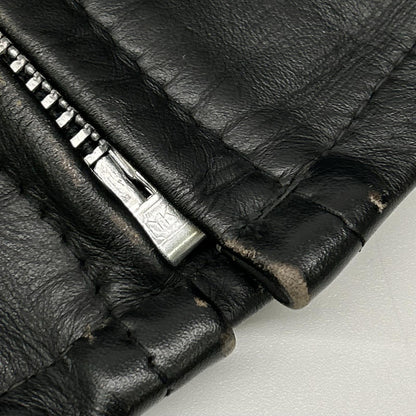 schott ショット 641 ブラック USA製 牛革 シングルライダース ジャケット ジャケット