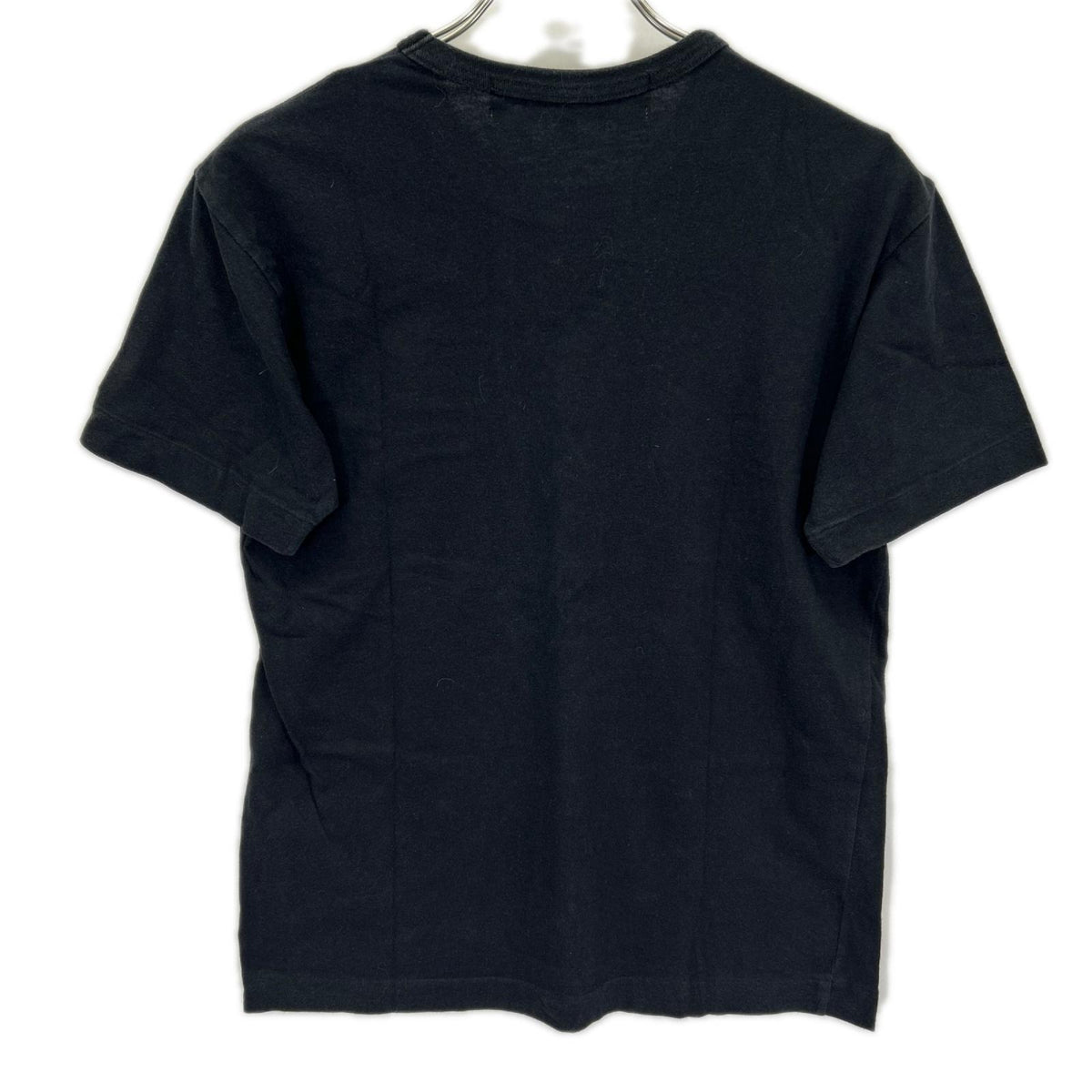 PLAYCOMMEdesGARCONS プレイコムデギャルソン ブラック ワンポイント刺繍 半袖Tシャツ トップス