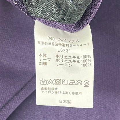 needles ニードルズ LQ231 パープル Poly Smooth ブーツカットトラックパンツ ボトムス