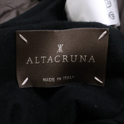 ALTACRUNA アルタクルーナ ラムレザー/ナイロン 中綿入り リバーシブルジャケット ジャケット