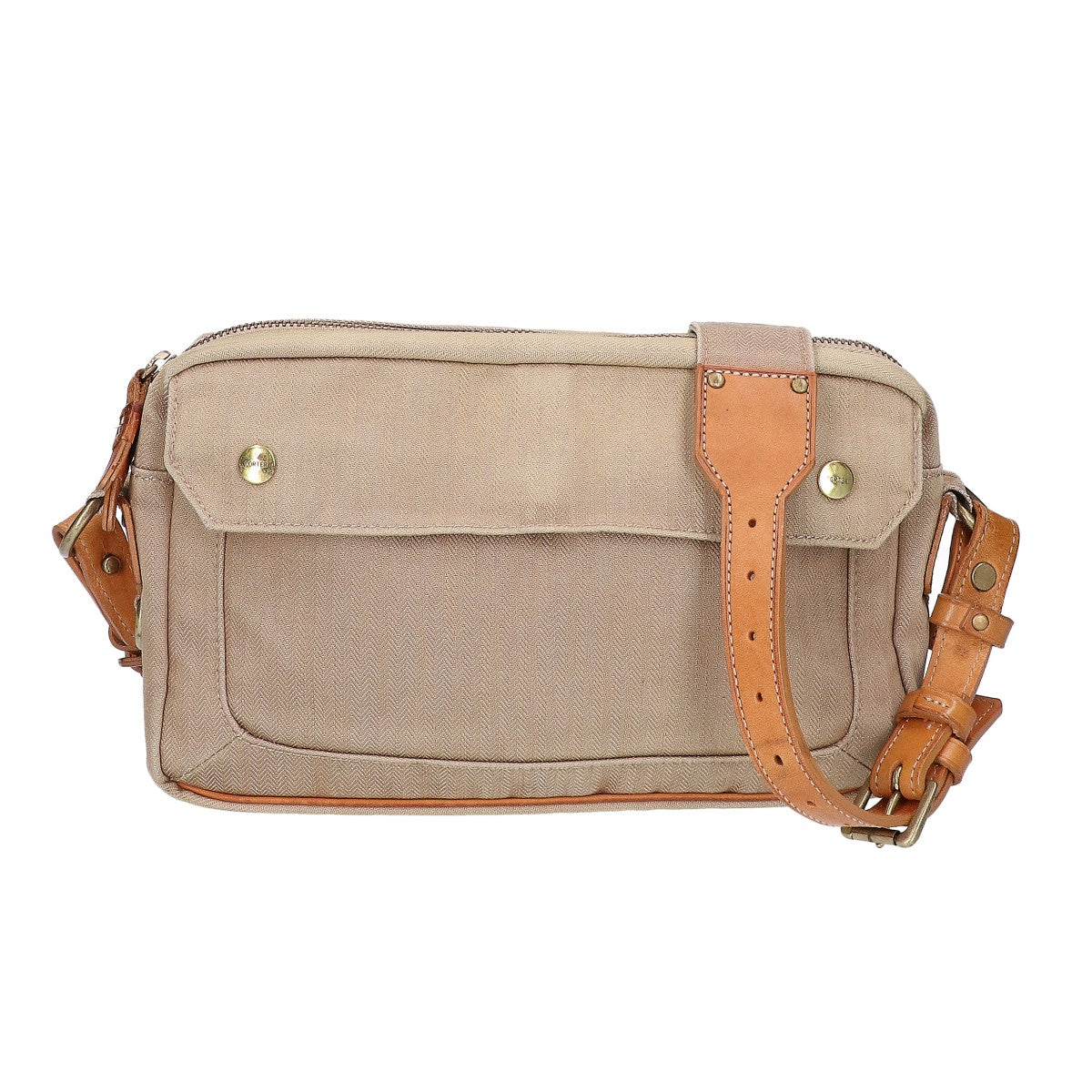 PORTER ポーター CITY シティ ヘリンボーン/レザー ショルダーバッグ