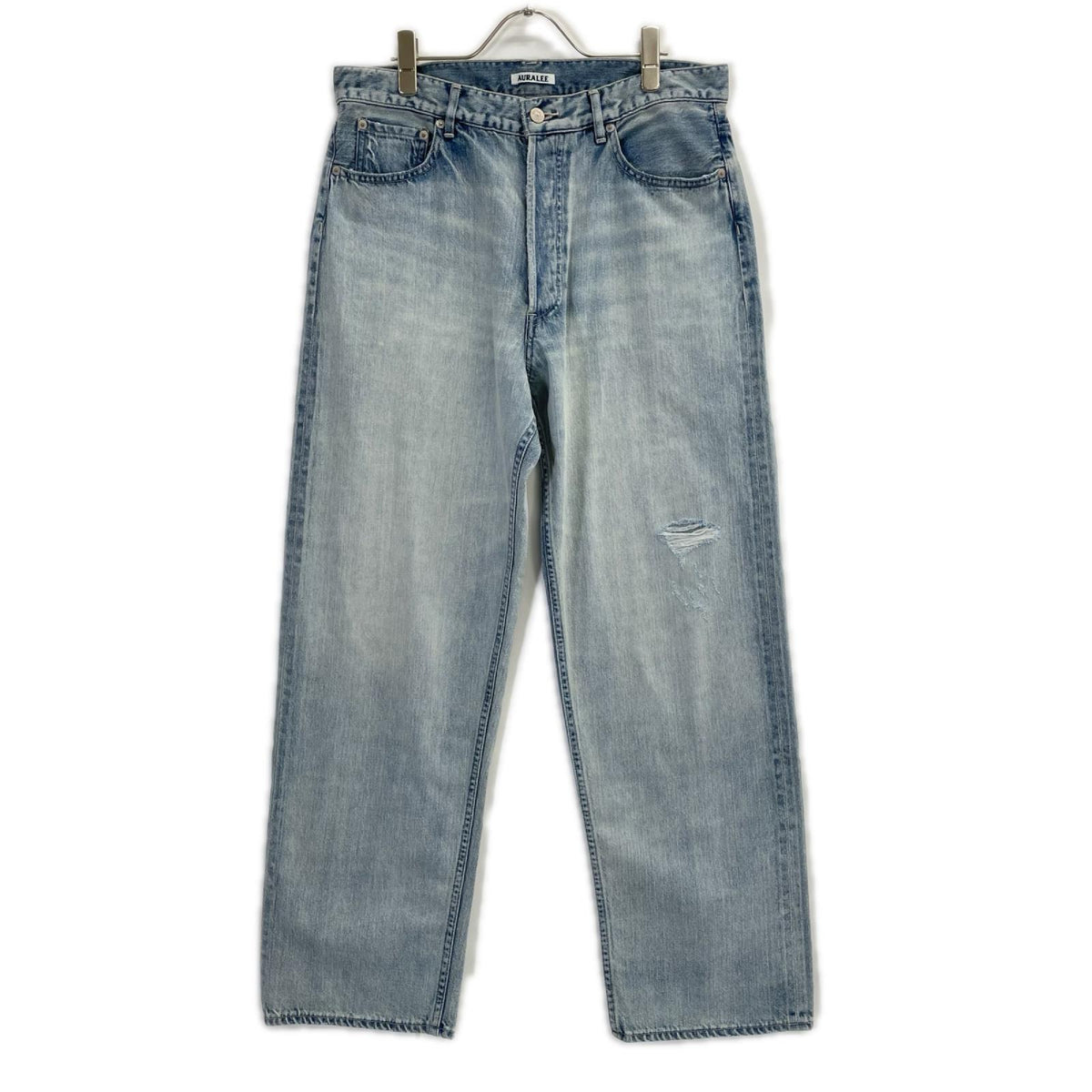 AURALEE オーラリー 26年製 FADED SELVEDGE LIGHT DENIM WIDE PANTS ボトムス