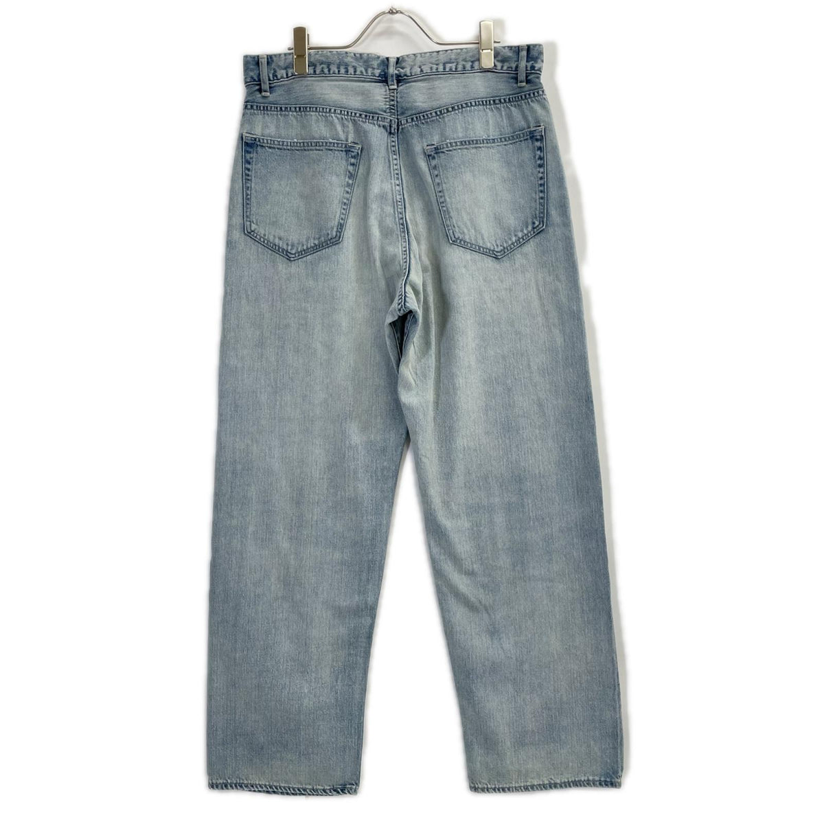 AURALEE オーラリー 26年製 FADED SELVEDGE LIGHT DENIM WIDE PANTS ボトムス
