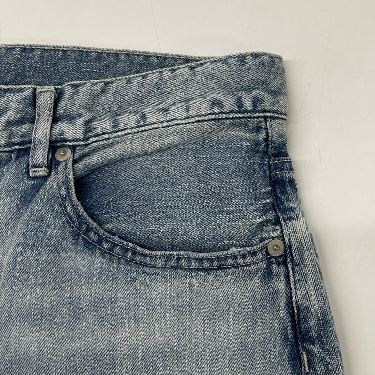 AURALEE オーラリー 26年製 FADED SELVEDGE LIGHT DENIM WIDE PANTS ボトムス