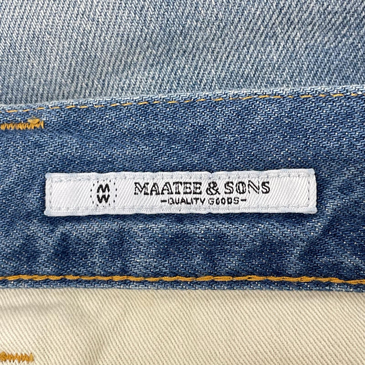 MAATEE&SONS マーティーアンドサンズ MT6103-0223 ブルー フレアデニム ボトムス