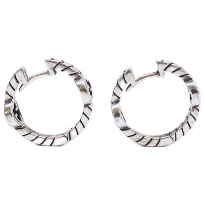 GUCCI グッチ Ag925 インターロッキング フープ ピアス