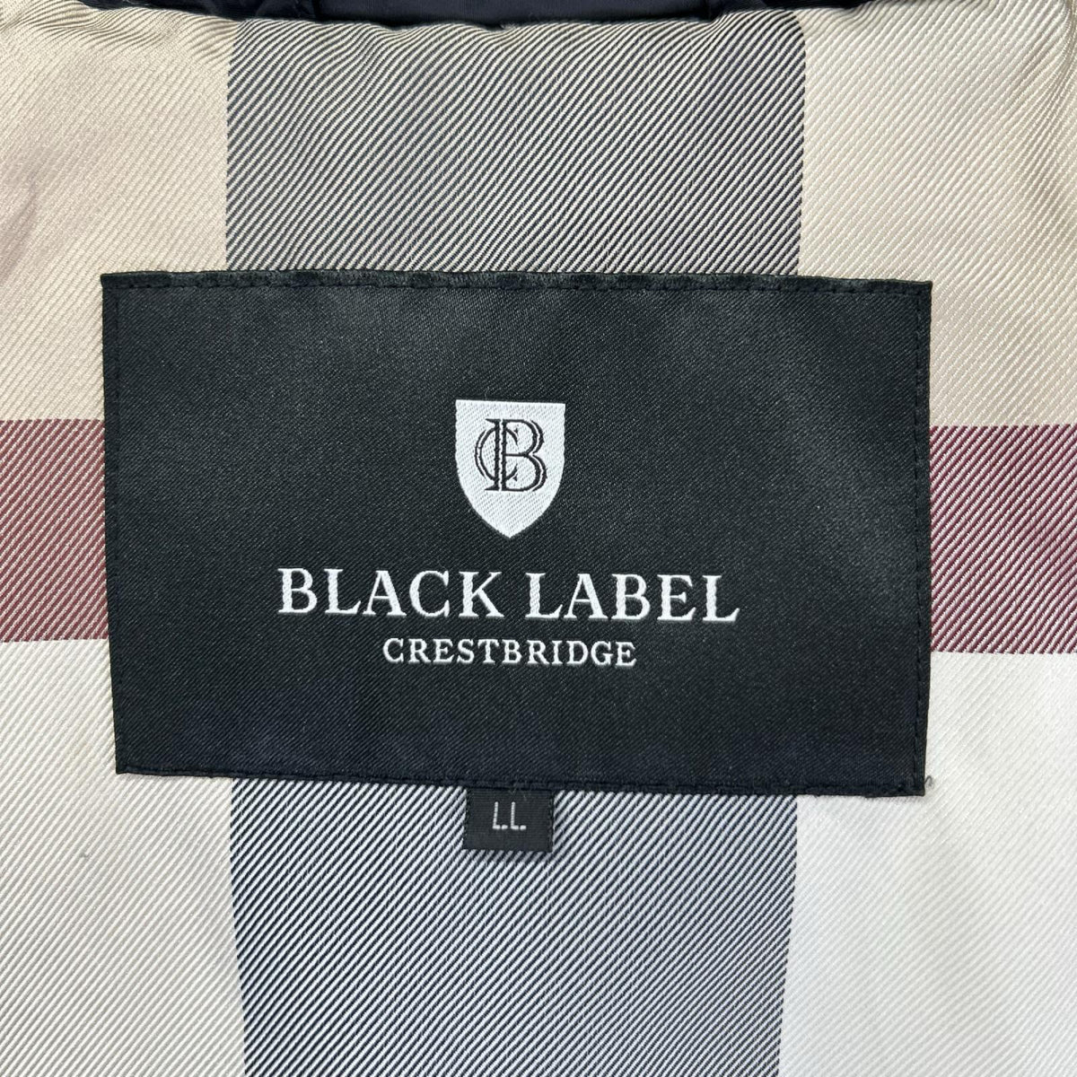 BLACK LABEL CRESTBRIDGE ブラックレーベルクレストブリッジ 51F12-412-09 ブラック デタッチャブルフード付きダウンジャケット ジャケット