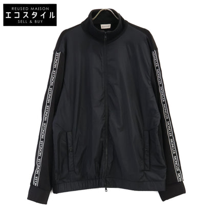 MONCLER モンクレール G20918G00028 MAGLIA CARDIGAN アームロゴ スウェット/ナイロン 切替 ジップアップ ジャケット ジャケット