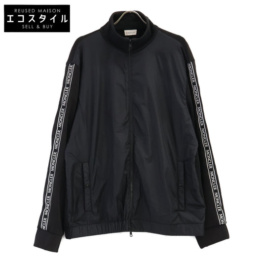 MONCLER モンクレール G20918G00028 MAGLIA CARDIGAN アームロゴ スウェット/ナイロン 切替 ジップアップ ジャケット ジャケット