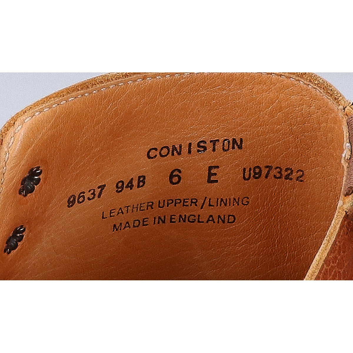 Crockett&Jones クロケット＆ジョーンズ 9637 CONISTON コニストン レースアップ ストレートチップ ブーツ シューズ