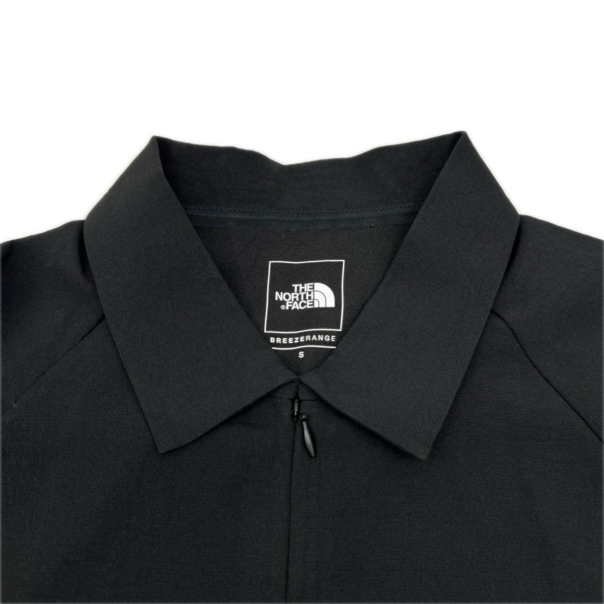 THE NORTH FACE ノースフェイス NT22660 ブラック トランクルショートスリーブジップポロシャツ トップス