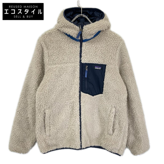 Patagonia パタゴニア 68095FA23 ベージュ×ネイビー リバーシブル レディフレディフーディ ジャケット