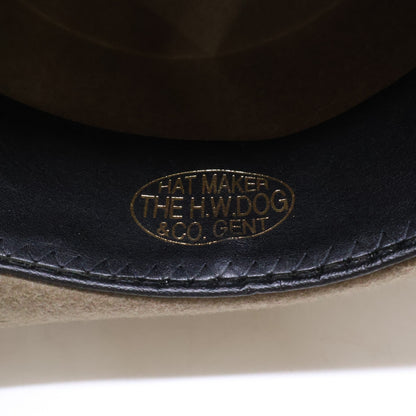 THE H.W.DOG&CO ザエイチダブリュードッグアンドコー D-00628 ウール カンカン帽 帽子
