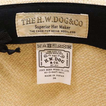 THE H.W.DOG&CO ザエイチダブリュードッグアンドコー 【美品】D-00776 N-PANAMA HAT LONG パナマハット 帽子