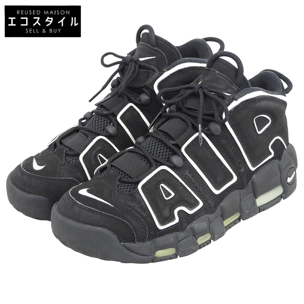 NIKE ナイキ 美品 モア アップテンポ シューズ メンズ ブラック 26.5cm 414962-002 シューズ
