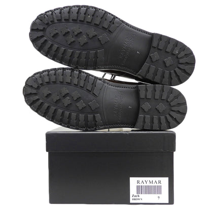 RAYMAR レイマー 美品 Zach Uチップ レザー シューズ メンズ ブラウン 7 シューズ