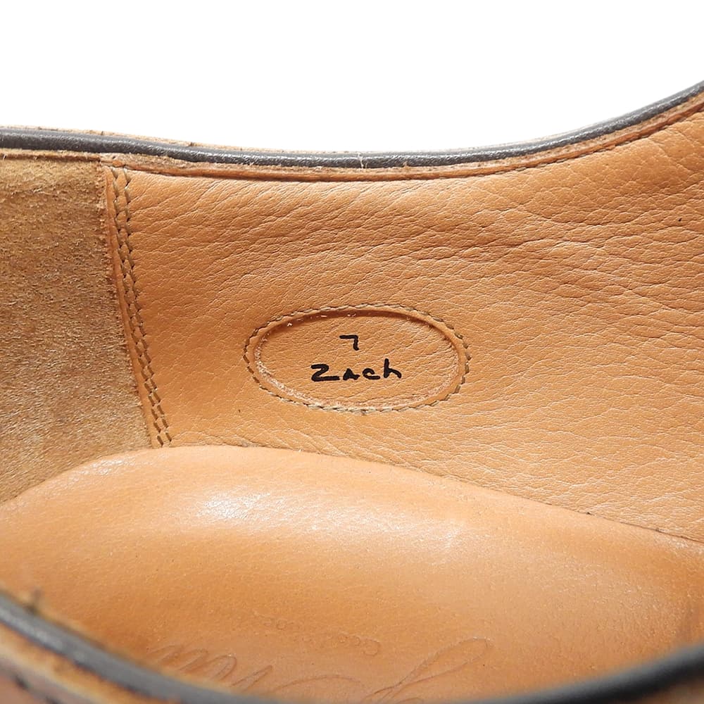 RAYMAR レイマー 美品 Zach Uチップ レザー シューズ メンズ ブラウン 7 シューズ