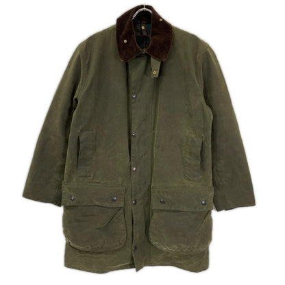Barbour バブアー 80s 2ワラント NORTHUMBRIA/ノーザンブリア オイルドミドルレングス コート