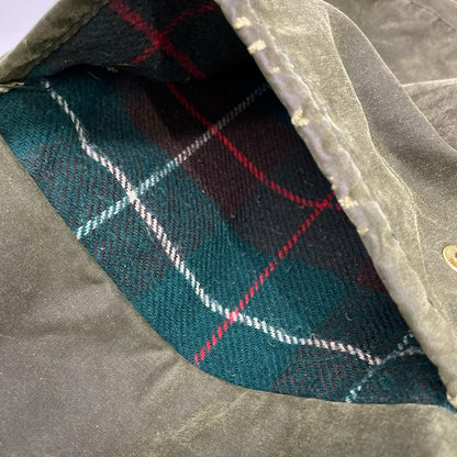 Barbour バブアー 80s 2ワラント NORTHUMBRIA/ノーザンブリア オイルドミドルレングス コート