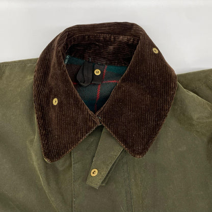 Barbour バブアー 80s 2ワラント NORTHUMBRIA/ノーザンブリア オイルドミドルレングス コート