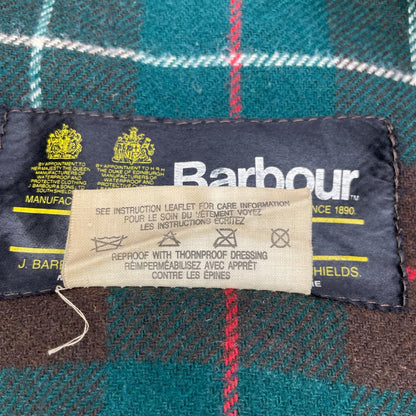 Barbour バブアー 80s 2ワラント NORTHUMBRIA/ノーザンブリア オイルドミドルレングス コート