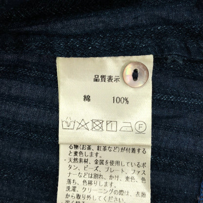 Pallas Palace パラスパレス 19年製 PFOP-9485B インディゴ ハーフボタンワンピース トップス