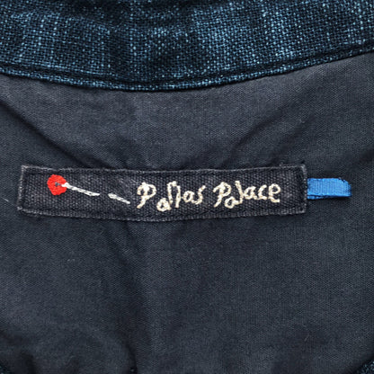 Pallas Palace パラスパレス 19年製 PFOP-9485B インディゴ ハーフボタンワンピース トップス