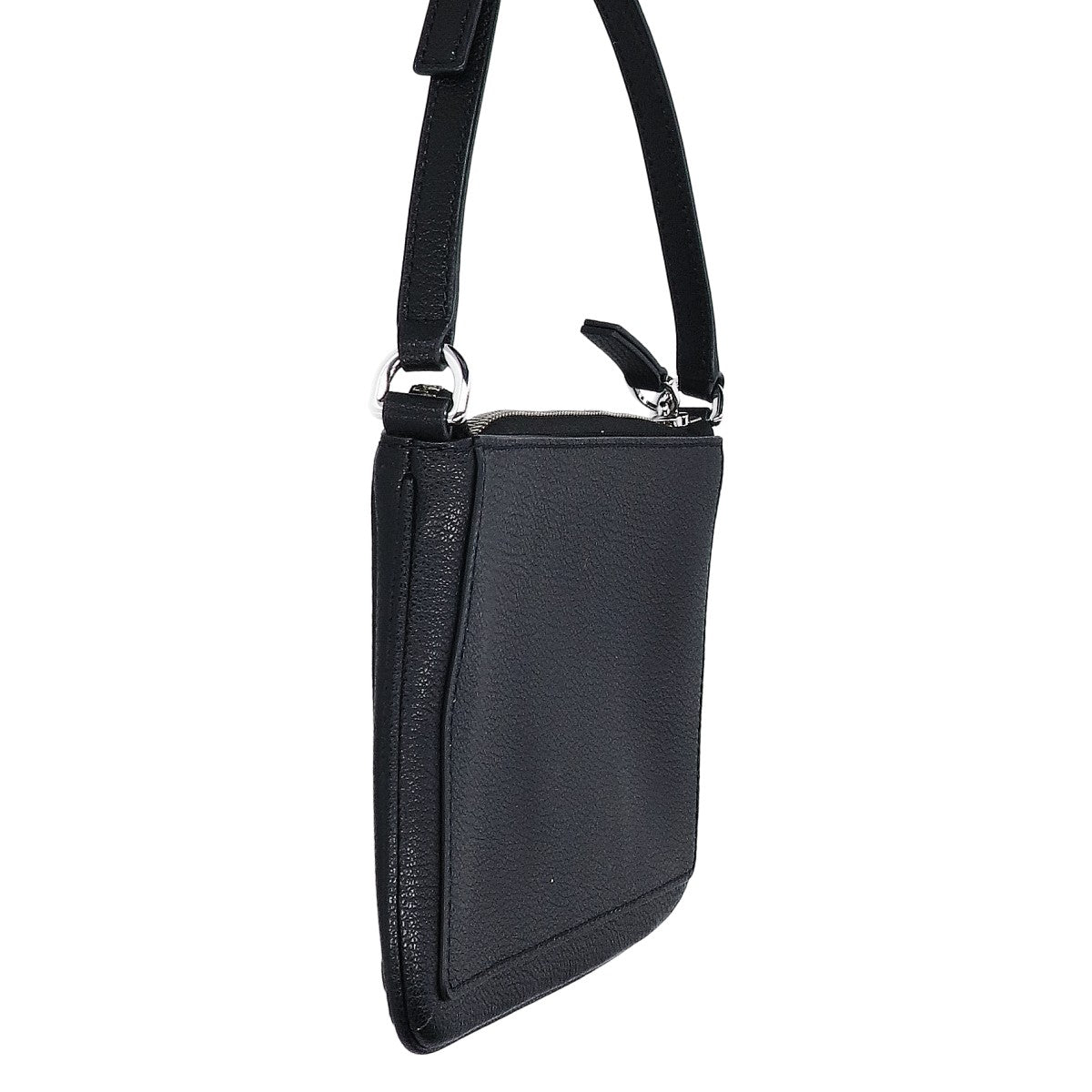 MARC JACOBS マーク ジェイコブス 【美品】4P5SMN001S01 001 ロゴ レザー ショルダーバッグ