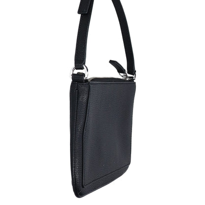 MARC JACOBS マーク ジェイコブス 【美品】4P5SMN001S01 001 ロゴ レザー ショルダーバッグ