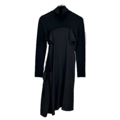 YOHJI YAMAMOTO +NOIR ヨウジヤマモトプリュスノアール NX-D07-80 ブラック デザイン ワンピース ワンピース
