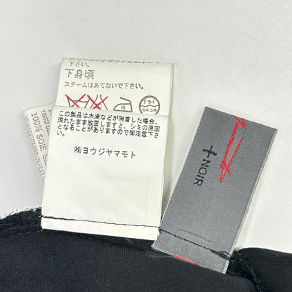 YOHJI YAMAMOTO +NOIR ヨウジヤマモトプリュスノアール NX-D07-80 ブラック デザイン ワンピース ワンピース