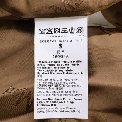 Max Mara マックスマーラ 【美品/国内正規】101606296 キャメルｘシルク テディベア アイコン コート