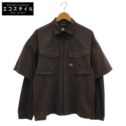 G-STAR RAW ジースターロゥ ブラウンModular Relaxed Shirt トップス