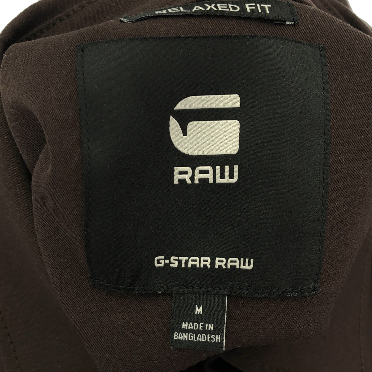 G-STAR RAW ジースターロゥ ブラウンModular Relaxed Shirt トップス