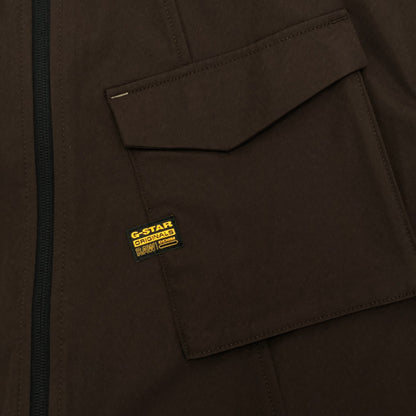 G-STAR RAW ジースターロゥ ブラウンModular Relaxed Shirt トップス