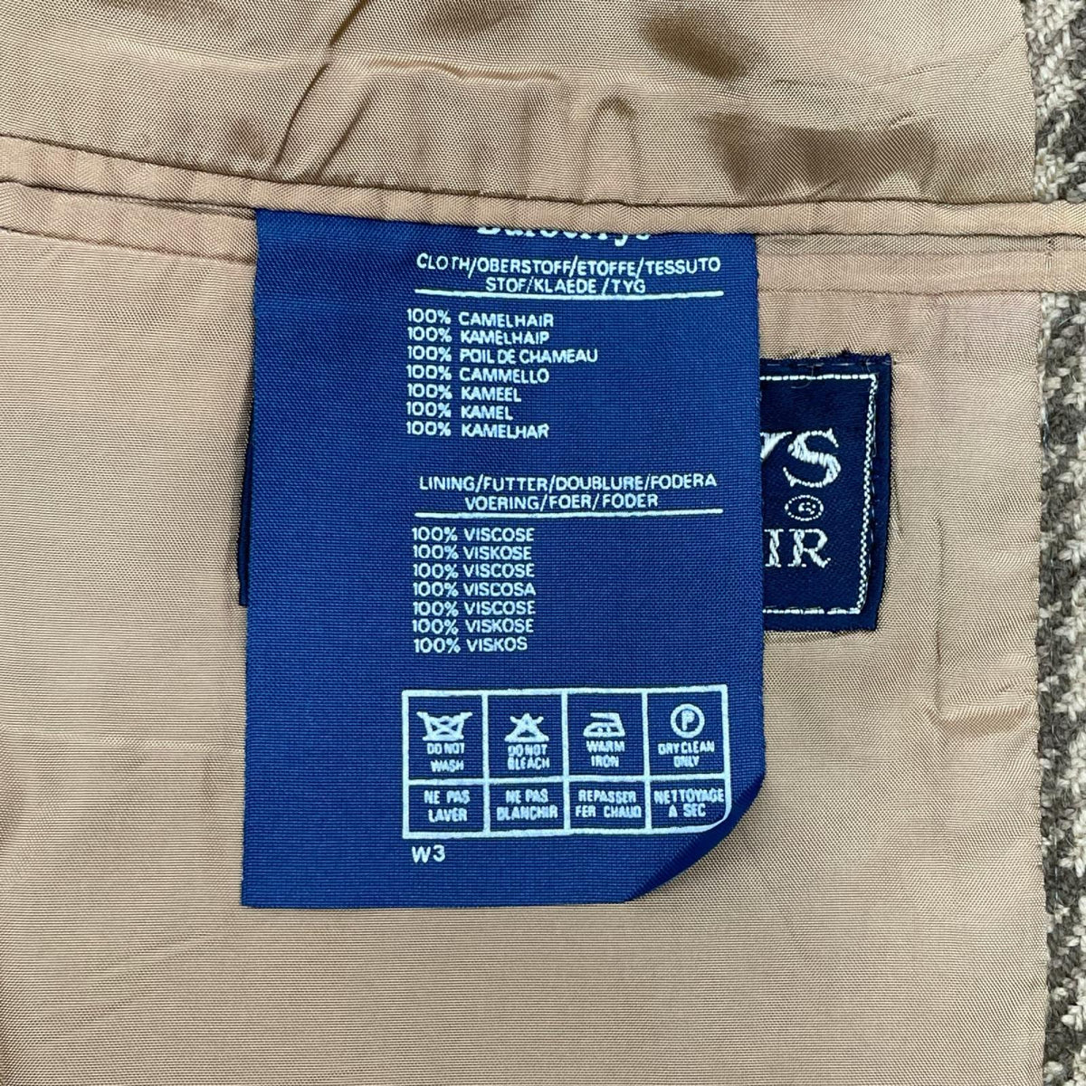 BURBERRY バーバリー 80s キャメル ハウンドトゥース テーラード ジャケット ジャケット