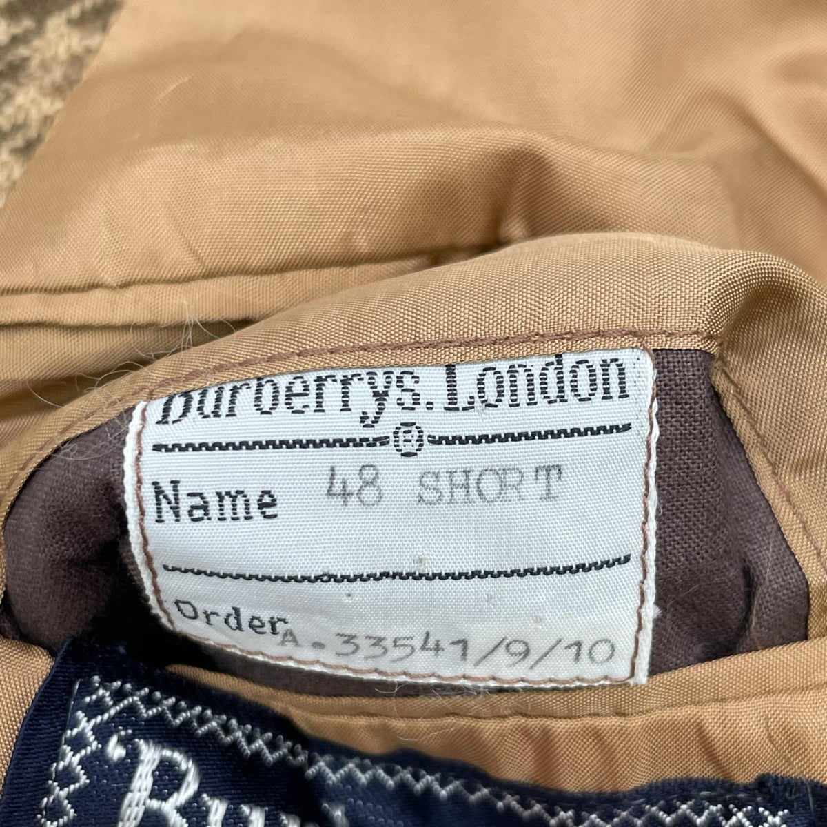 BURBERRY バーバリー 80s キャメル ハウンドトゥース テーラード ジャケット ジャケット